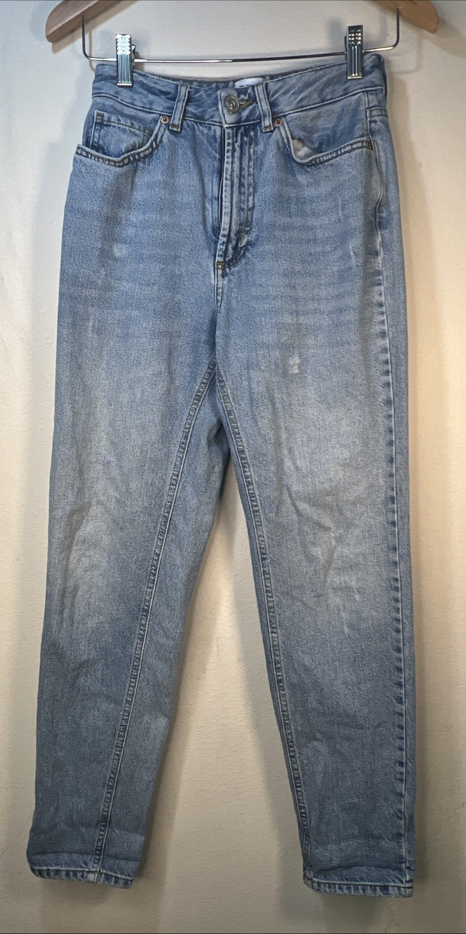 BDG Jeans Women 25 High Rise Mom Baggy distressed Denim Y2K Skater vintage